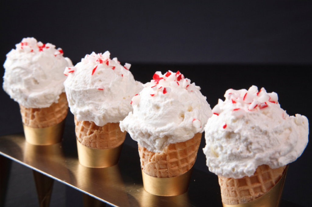 White Chocolate Peppermint Luv Cones