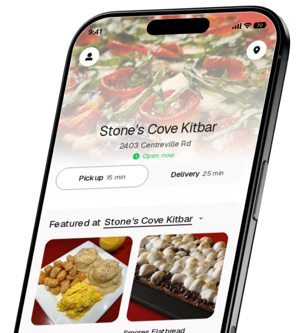 Stone's Cove Kitbar app preview