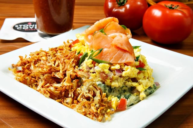 Spinach & Salmon*